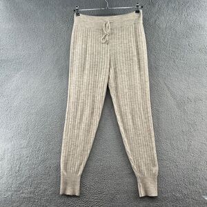 Intimately Free People Around the Clock Jogger in Oatmeal Size Medium Ribbed Kni